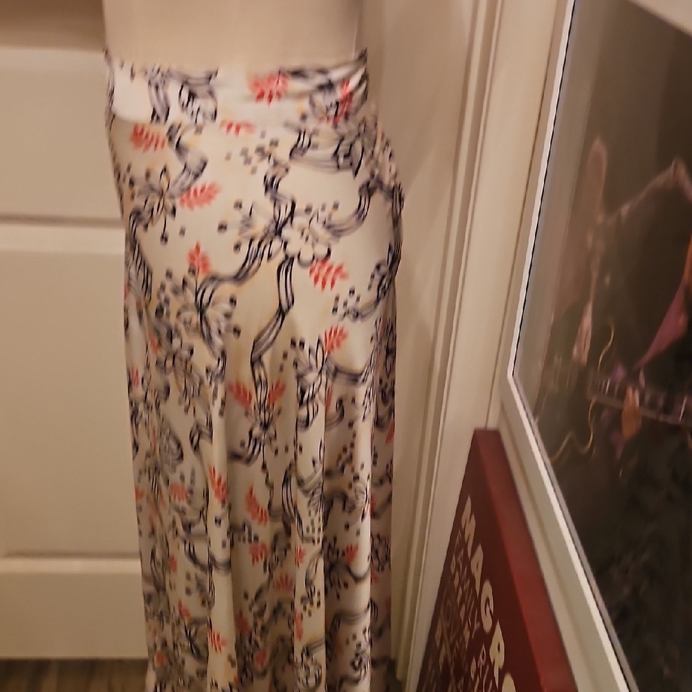 Paco Rabanne Floral Print Maxi Skirt - Picture 6 of 11